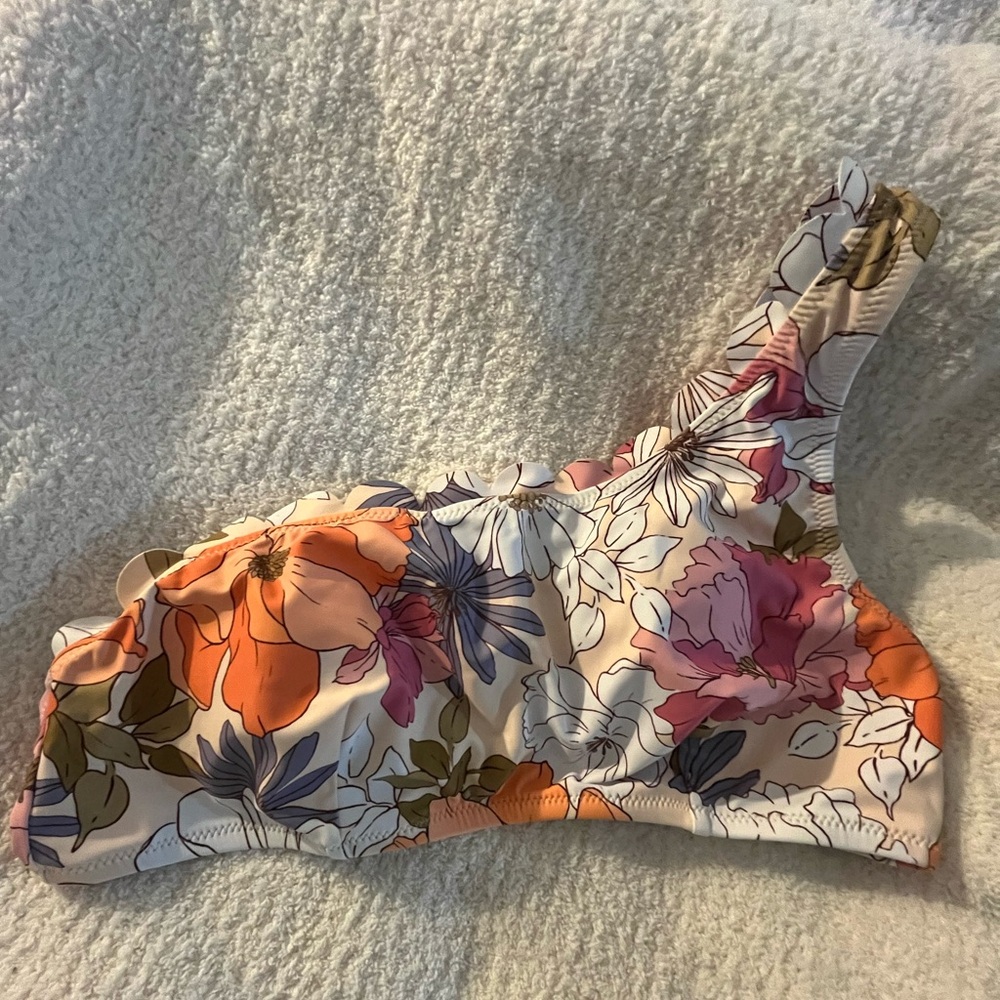 Cupshe Tropical Floral Bikini Top